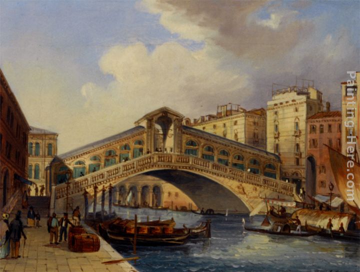 The Rialto painting - Carlo Grubacs The Rialto art painting